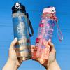 Täglicher Begleiter Auslaufsichere Sportflasche - Tragbar für Reisen, Wandern & den täglichen Gebrauch (800ml Lieblingsgrößen)