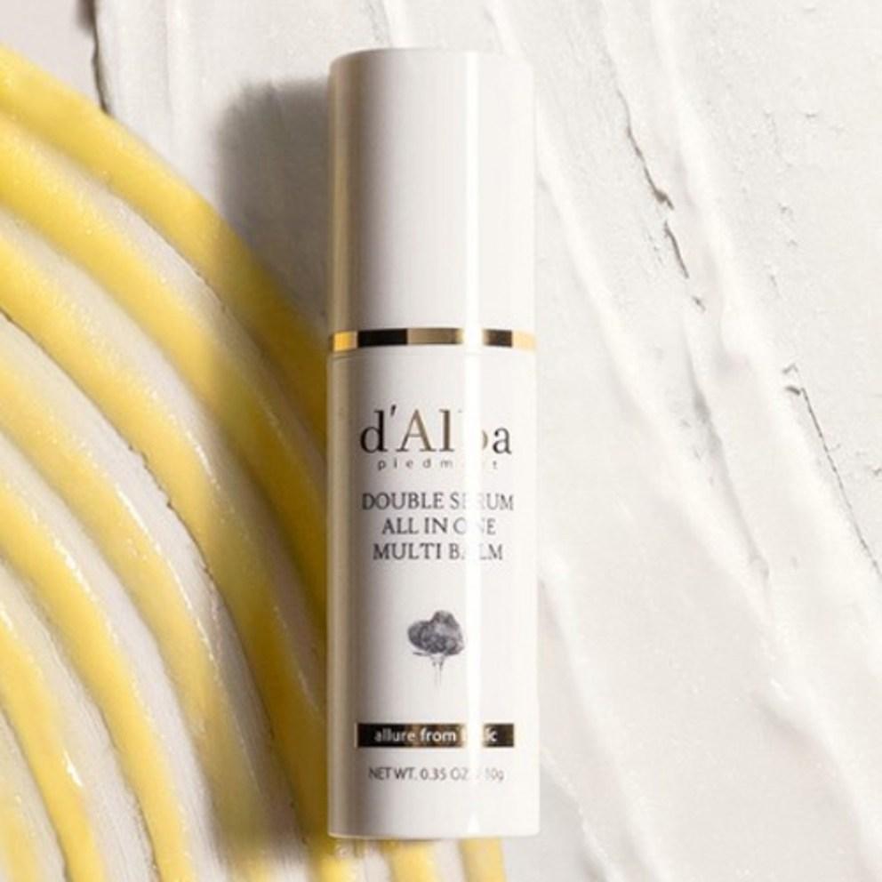 [d'Alba] White Truffle First Aromatic Spray Serum 60ml + Double Serum All-in-one Multi Balm 10g + Gift Bag, 1 Set