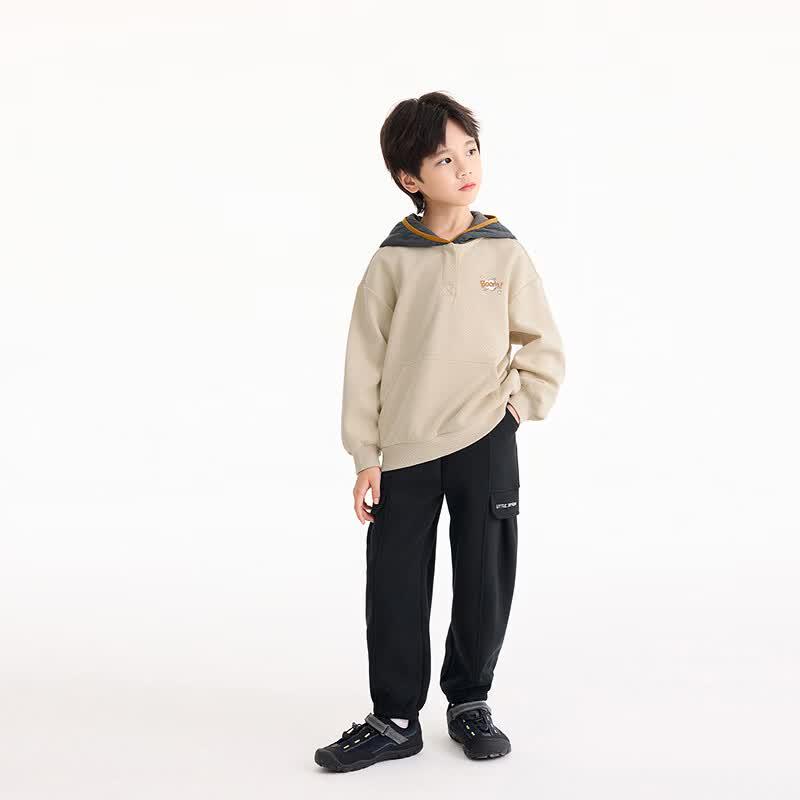 Xiaoyinman Kids' Color-blocked Hooded Sweatshirt