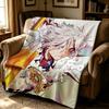 Anime D-D Gray Man-n Throw Thick Comfort Flannel Quilt, Multi-scene Use Indoor Outdoor Daily Nap