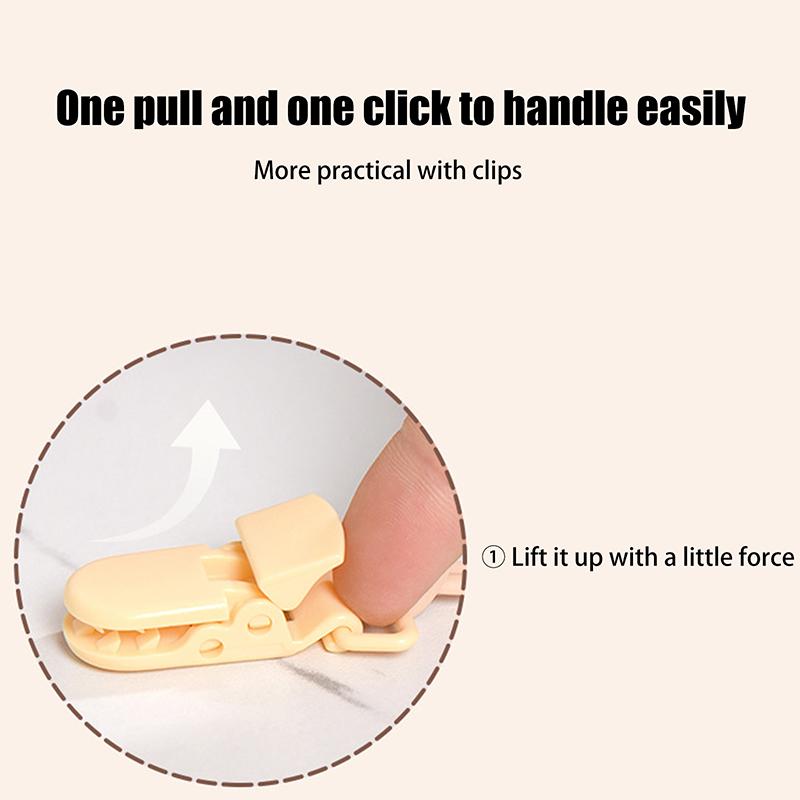 1 Piece Dummy Nipples Holder Clips Baby Silicone Pacifier Chain Clip Babies Teething Chain Toy Gifts For Cute Baby Accessories