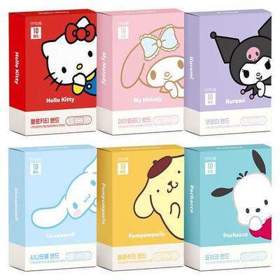 Sanrio Character Bands (10 Pieces, Choose 1 Out of 6 Types)