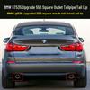 Compatible Exhaust Pipe Opening Modification for BMW 5 Series GT535/GT550 - Round/Square Tailpipe Rear Diffuser F02