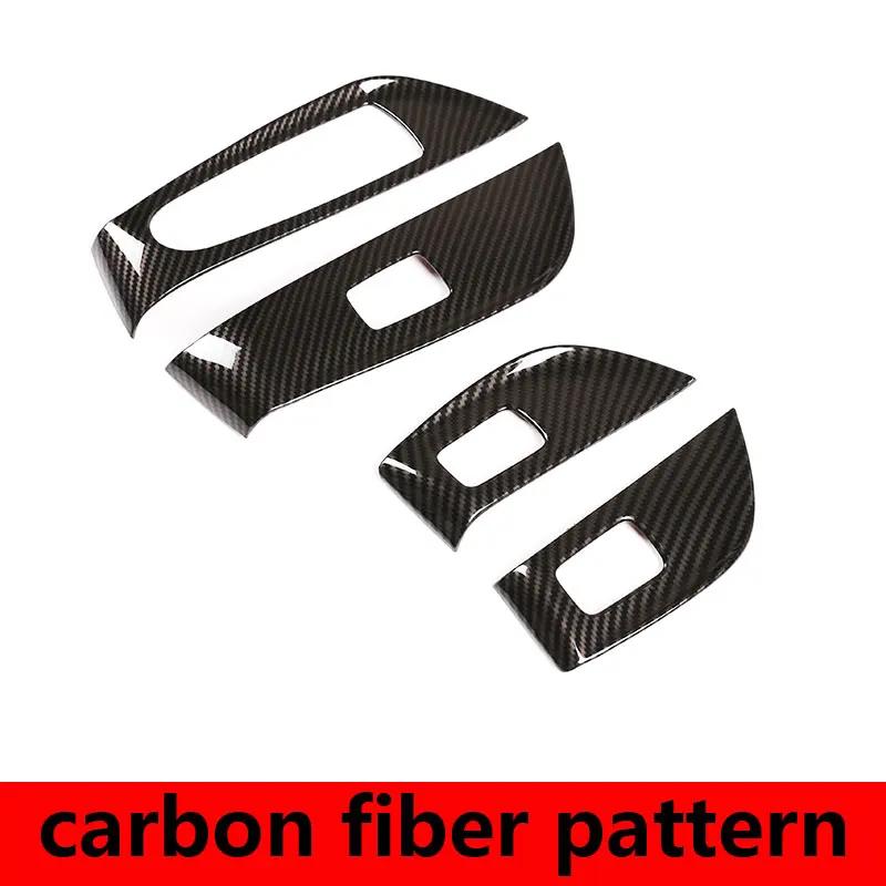 For Mercedes Benz E Class W213 2016- Car Styling ABS Silver Car Door Window Button Cover Frame Trim Sticker Car Accessories
