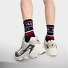 FILA Simple Thick Sole Height Increasing Low Top Casual Shoes Men sneaker White Brown F12M422111FSP