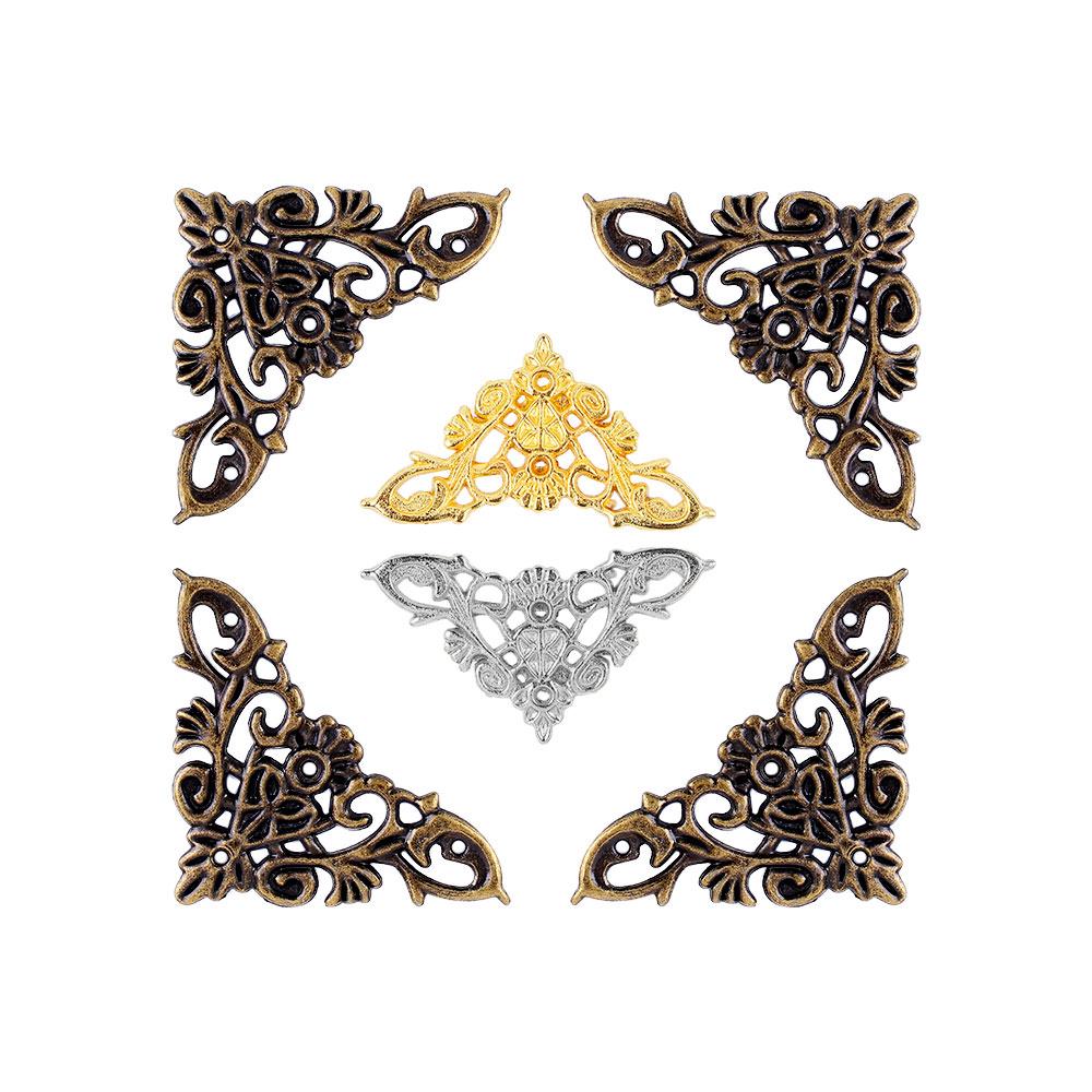 Gifts Case Jewelry Box Scrapbook Album Furniture Hardware Corner Brackets Decorative Protector