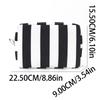 Striped Makeup Bag, Fashionable High-end Grooming Bag, Travel Large-capacity Portable Makeup Bag