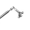 Professional Magnetic Sweeper Tool Foldable Head Telescopic Stainless Steel Construction 1.5lb Strength Bendable Head