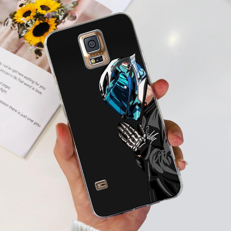 For Samsung Galaxy S5 Case G900F G900I i9600 S 5 Back Cover Cool Painted Soft Silicone Clear Phone Case For Samsung S5 Neo Coque