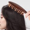 Multi-Functional Wood Therapy Massage Comb Scalp Head Massager Natural Sandalwood Circular Tooth Guasha Scraping Body Massager