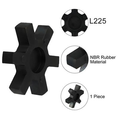 Insert araignée en caoutchouc NBR hautement compatible pour L225 pour accouplement à mâchoires Lovejoy