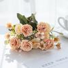 2/4pcs Artificial Flowers Silk Chrysanthemum Bridal Bouquets Wedding Outdoor Yard Garden Home Room Table Decor Gift Accessories