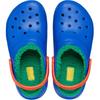 Crocs Classic Lined Comfortable Soft Non-Slip Durable Low-Top Sandals Kids Sandals Blue 207010-4LB