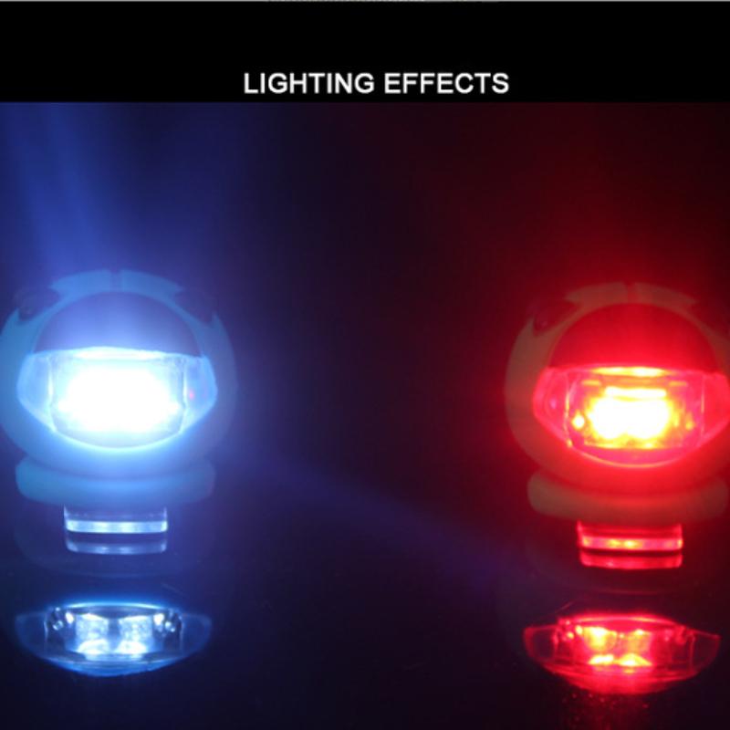 Children's Balance Car Light Ladybug Light Night Riding Frog Light Scooter Warning Children's Car Bicycle Front Light LED Tail Light