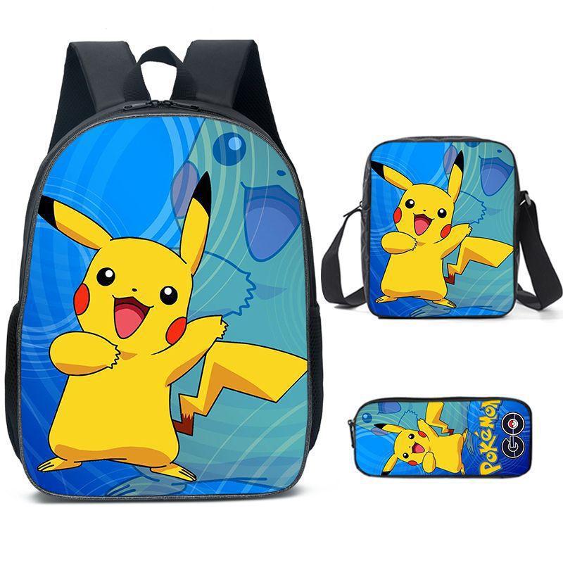 Primary And Secondary School Students Schoolbag Cartoon Backpack Breathable And Wear-Resistant Children'S Backpack Satchel Pencil Bag Set