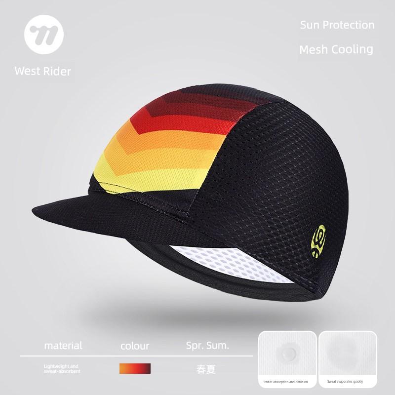 West Rider Summer Cycling Cap, Sweat-Wicking, Breathable, Quick-Drying, Sweat-Absorbing Lining Hat for Men and Women, Windproof and Sun Protection for