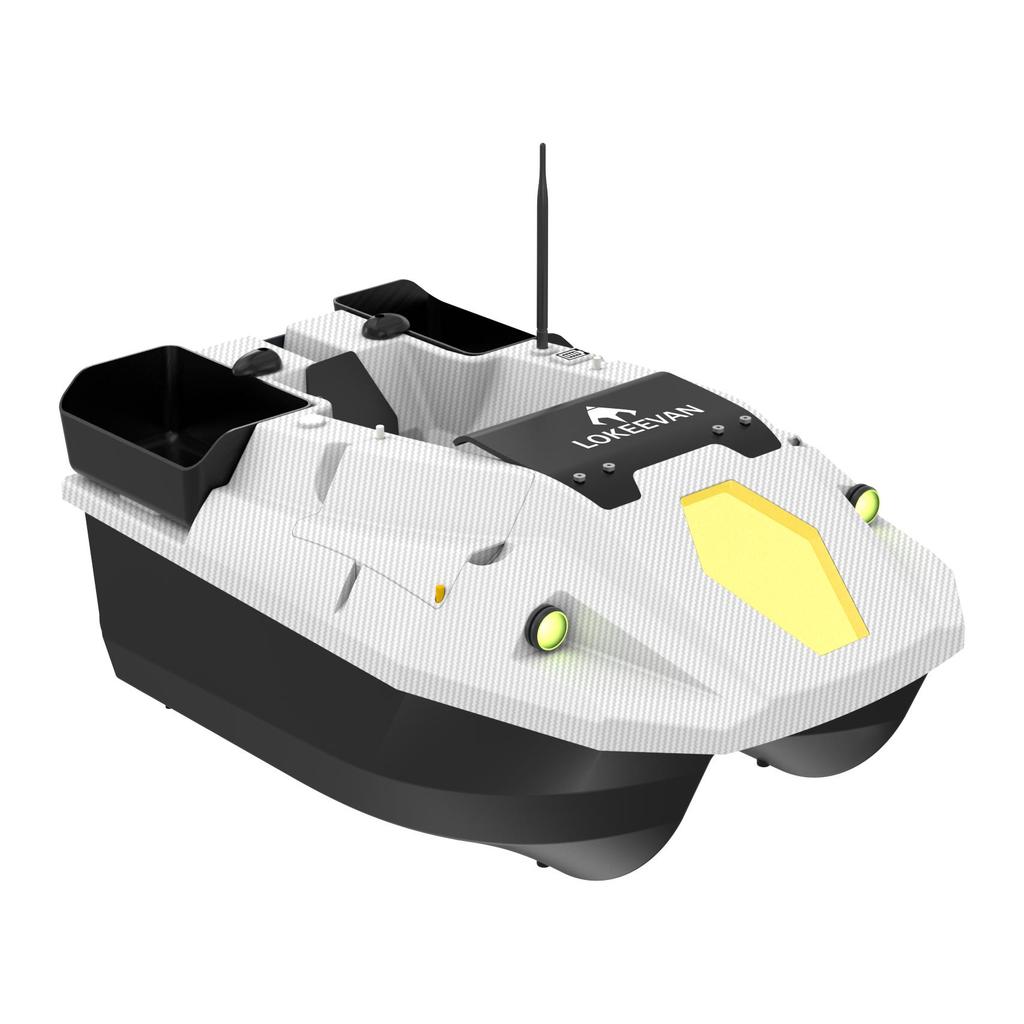 LOKEEVAN D70B  GPS Bait Boat 12V 500m range GPS + Beidou dual positioning 1.5 kg towing capacity