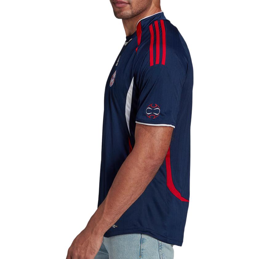 adidas FC Bayern München Schwarzes Fußballtrikot Herren Blau H39911