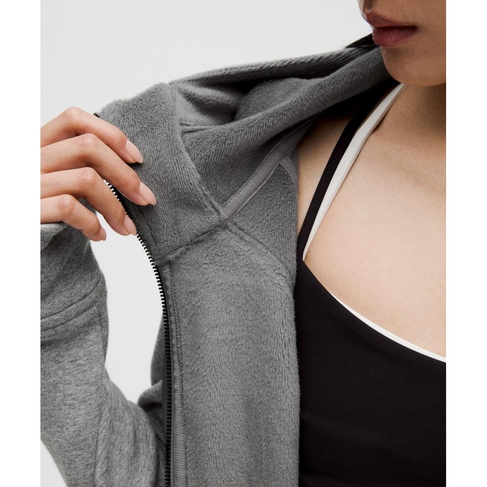Lululemon Scuba Full Zip Hoodie  Plush Heathered Medium Grey