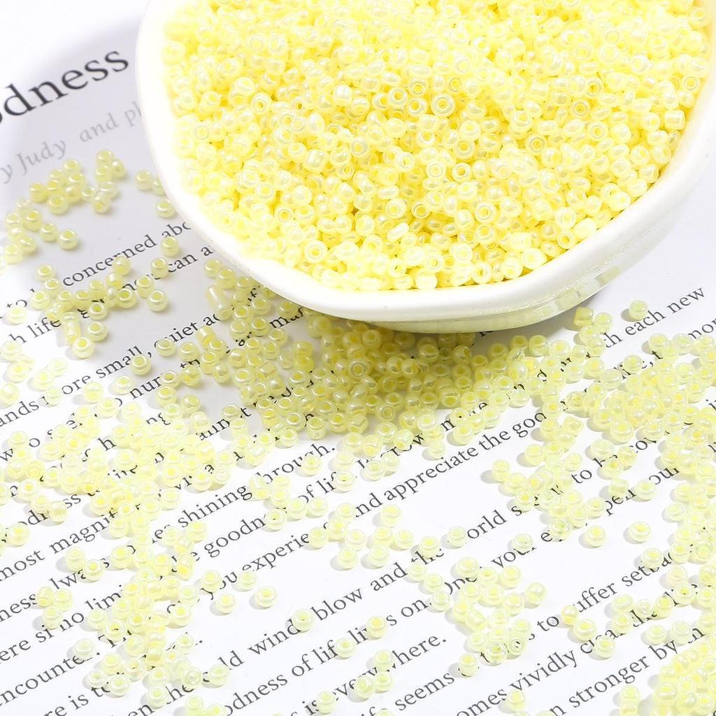 2/3mm Colored Glass Beads for DIY Jewelry Bracelets