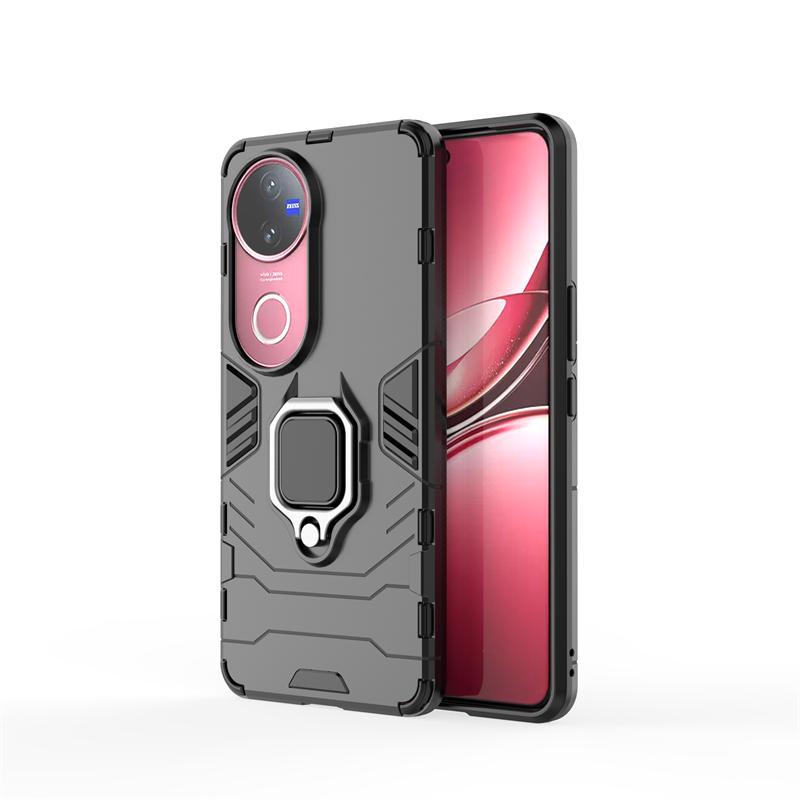 Etui na Vivo V50 Pancerne Odporne na wstrząsy PC Magnetyczny Stojak z przyssawką Pełne Zakrycie Krawędzi Tylna Pokrywa Do Etui na Vivo V50 Do Vivo V50e 5G 6,77 cala