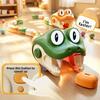 Light Up Eyes Remote Control Snake Toy Eyes Rotate Magnetic Food Collecting  Segmented Body