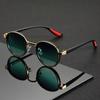 Vintage Designer Outdoor Sunglasses Men Round Fashion Plastic Titanium High Quality Sun Glasses Man UV Protection Glasses Woman