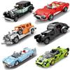 Speed Car Series Vehicle Building Blocks Supercar Set Racing Sports Car Classic MOC Model Bricks DIY Toy Kid Holiday Gifts