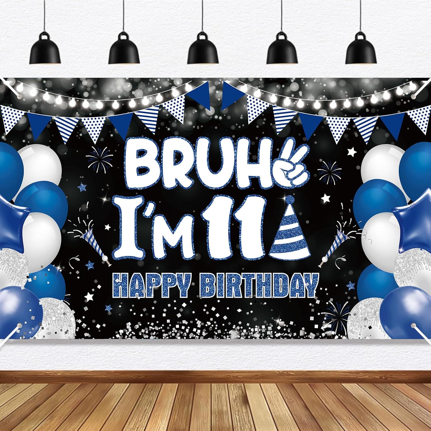 13th Birthday Party Decorations Banner for Boys Bruh I m 13 Backdrop Funny Teenage Bday Banner Teen Boy 13th Birthday Decor 5.9x3.6ft Happy 13 Years Bruh I m 11