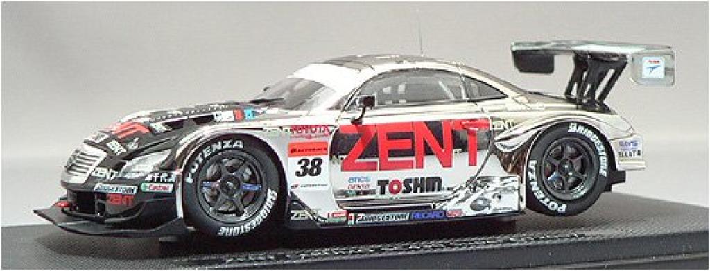 Ebro Scale Zent Celmo SC430 Super GT500 2007 Finished Model 1/43 #38 Black/Silver