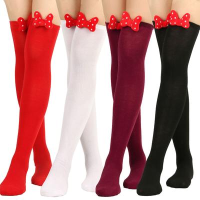 Damen-Oberschenkelstrümpfe, lange Kniestrümpfe, süße Overknee-Socken, Strümpfe