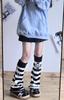 Leg Warmers for Women y2k Loose Socks with Chain A subculture leg cover with a gothic skull Perfect for Harajuku gothic and gyaru Keeps legs