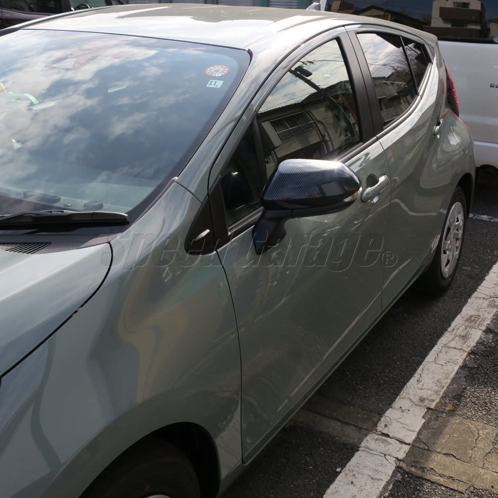 Speed Garage Carbon Fiber Door Side Mirror Covers and Garnishes for Toyota Aqua Custom Parts MXPK1# (2021) - Dress-Up