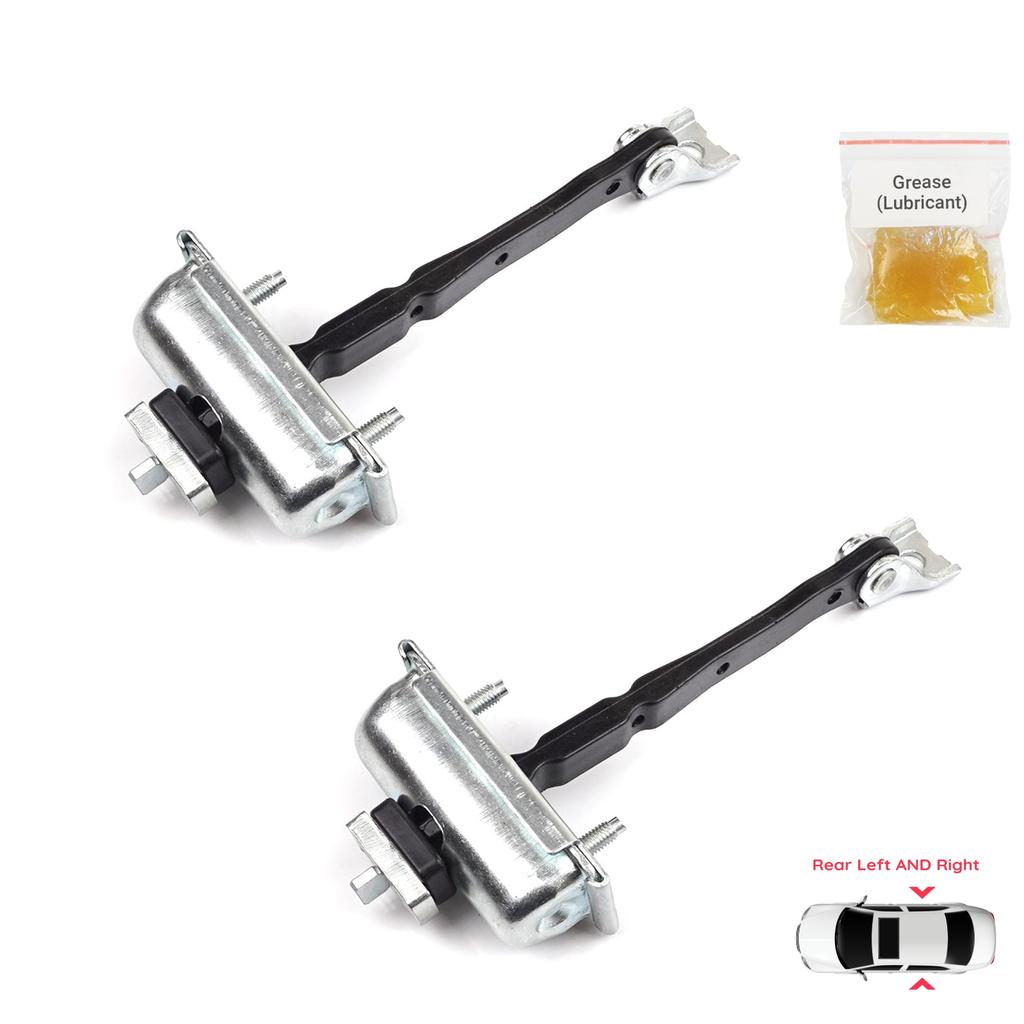 BDP1243-1 2 Pieces Rear Left AND Right Door Catch Hinge Brake Stop Check Strap Limiter for Vauxhall Opel Zafira Tourer C P12 2011-2019 39045011