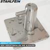 STAHLFEIN Towel Holder Towel Hook Stainless Steel Self-adhesive Set of 4