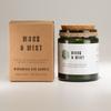 Greenman Woodwick Soy Candle – Moss & Mist