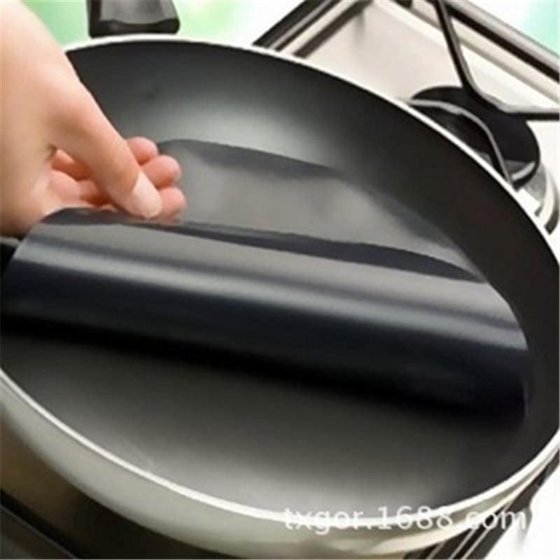 

Круглый термостойкий антипригарный коврик для гриля для барбекю 24 см, подкладка для сковороды из ПТФЭ, многоразовая кулинарная подложка, для приготовления на открытом воздухе, кемпинга, гриля и выпечки, легко моется 1Pc