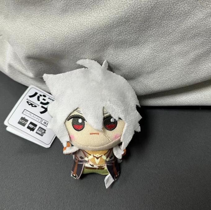 Genshin Impact Xiao Zhong Li Venti Ganyu Tartaglia Diluc Plush Pendant Toy Doll Mini Keychain Backpack Accessorie For Gift