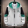 Chaqueta para hombre Primavera y Otoño Delgada Moderna Marca con Capucha Chaqueta para Adolescente Estudiante Suelta Ropa para Hombre
