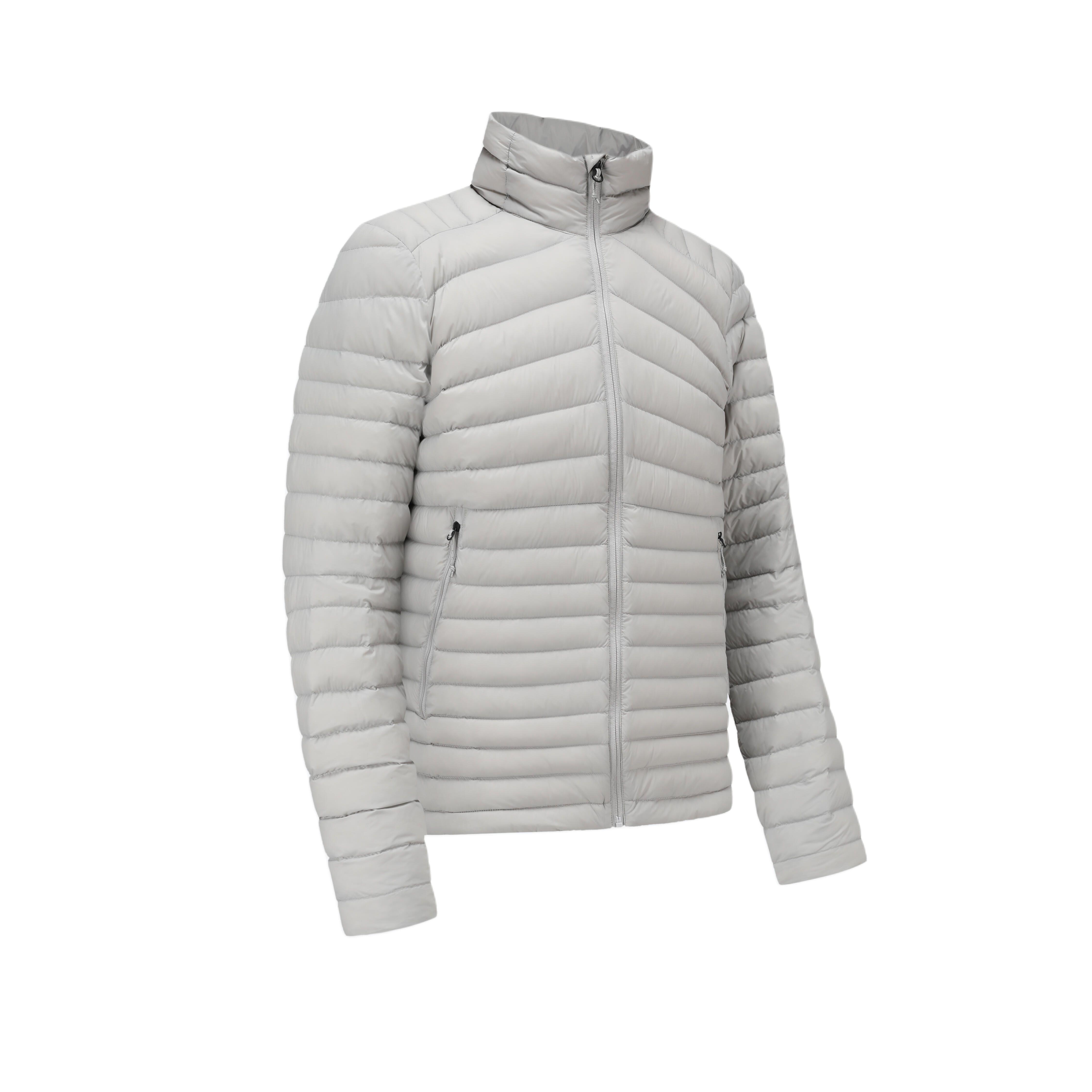 

DECATHLON TREK 100 FORCLAZ Тонкая, Теплая и Удобная Ветрозащитная Пуховая Куртка Мужская Серая 2XL серый