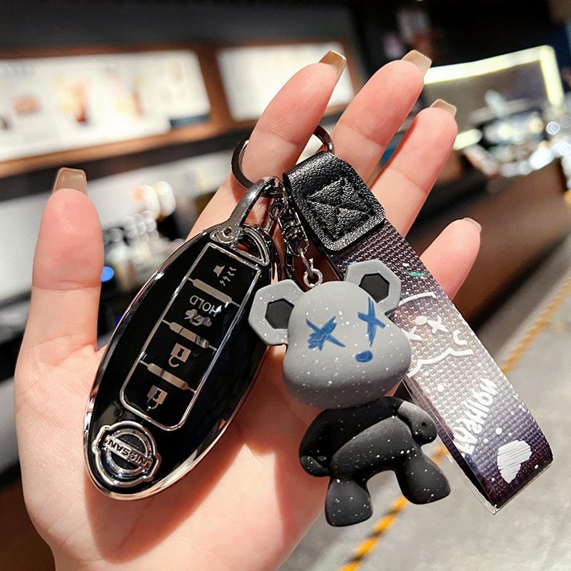 Applicable To 21 Nissan Teana Key Sets, New Xuanyi Qijun Buckle, Tiida Jin Qashqai Bag, Nissan Car, Blue Bird Shell Woman