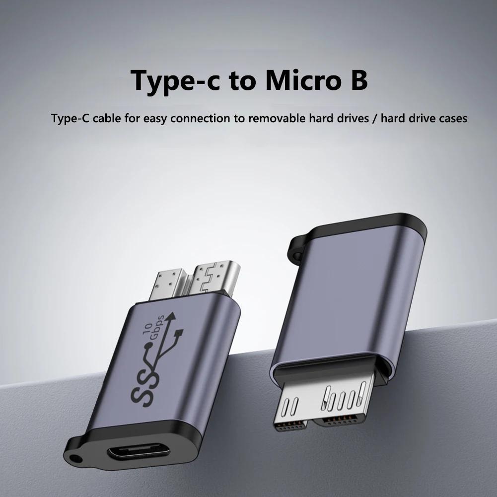 USB-A/Type-C To Micro B HDD Adapter USB 3.1 Type C Female To Micro USB 3.0 Male Connector for Hard Drive Cable Mobile Phone