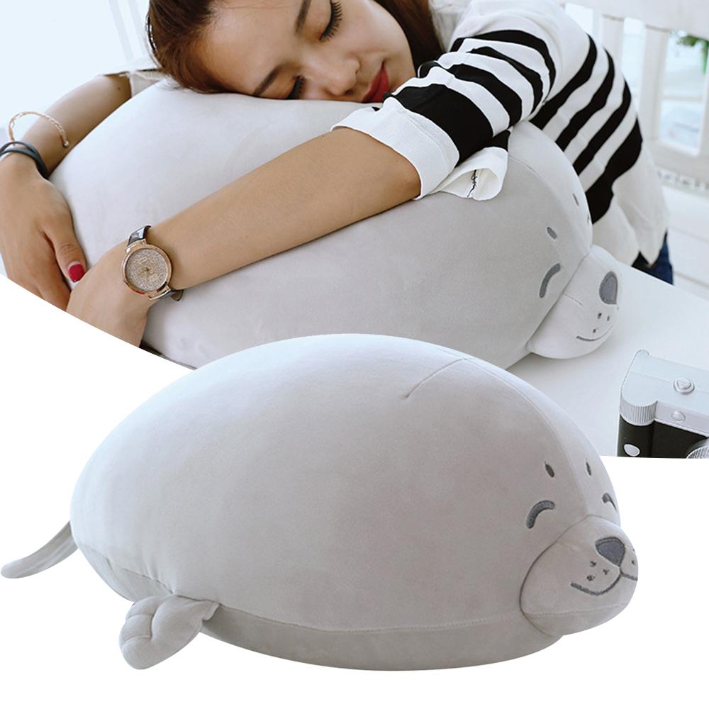 Seal Plush Toy Doll Pillow Soft Cuddly Home Decor Gift Idea