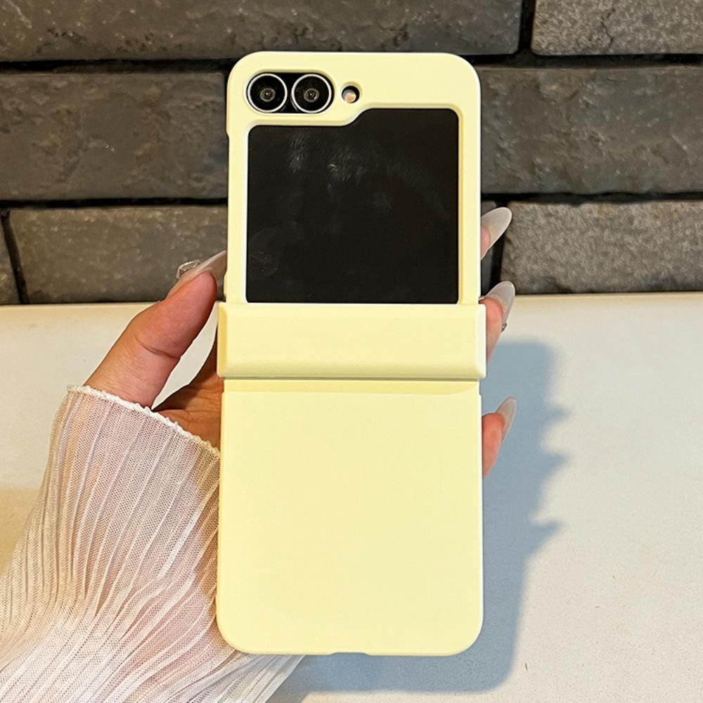 Für Samsung Galaxy Z Flip 7 6 5 4 3 Zflip7 Z Flip6 Flip5 Flip4 Flip3 Bonbonfarbe Faltbares Handyhülle Stoßfeste Flüssig-Skin-Abdeckung
