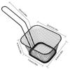 Fry Basket Professional Stainless Steel Pasta Strainer with Handle Kitchen Gadgets for Cooking BBQ Camping Picnic Food Display