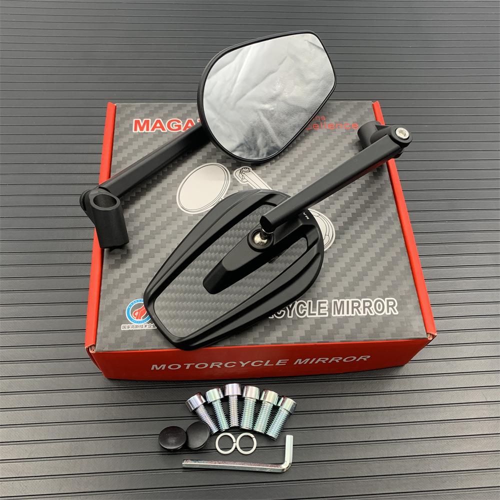 New Motorcycle Rearview Mirror True Carbon Fiber Mirror Modified Rear Mirror Motorbike Accessorie Universal