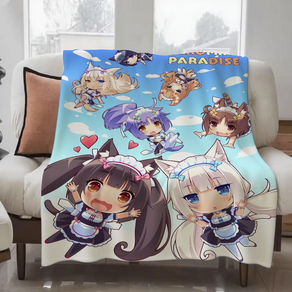 Game N-Nekopara-S Blanket Design Lightweight  For Dorms, Naps, Living Room, Office,Sofa,All-Season