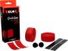 VELOX Soft Grip Bar Tape for Comfortable for Drop Fixed and with End Plugs and X 30mm X G308K04 Bicycles, Hands, Red, 89g, Handlebars, Road, Track,