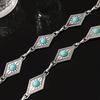 New Retro Turquoise Bohemian Metal Waist Chain for Women, Elegant, Exquisite and Fashionable Waist Chain Belt