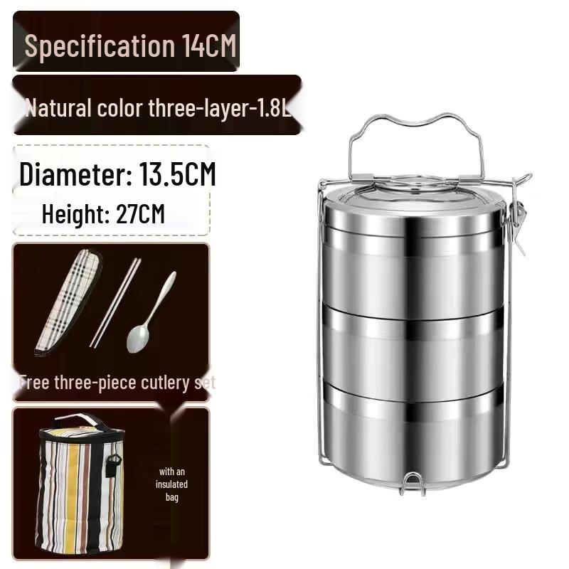 Multi-layer Stainless Steel Insulated Lunch Box